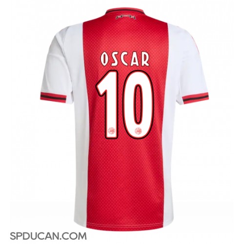 Muški Nogometni Dres Ajax Oscar Gloukh #10 Domaci 2025-26 Kratak Rukav